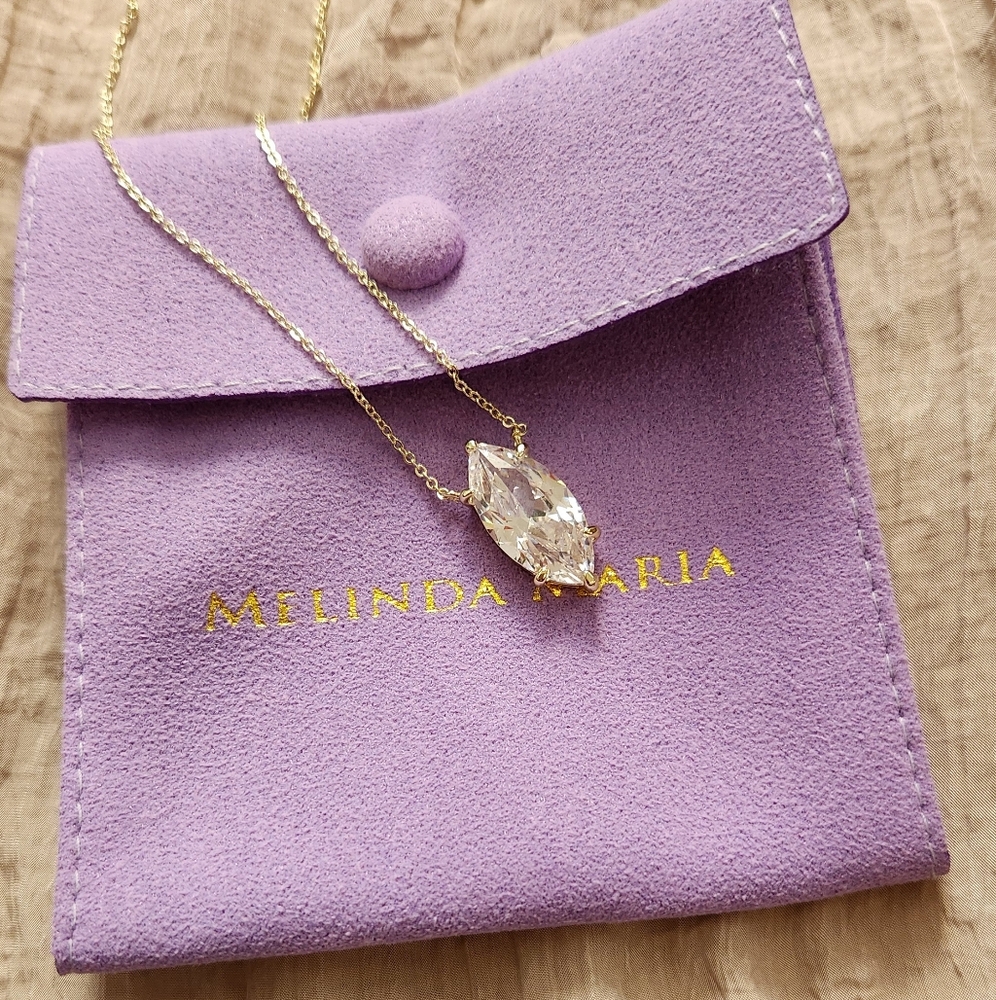Melinda Maria Marquise Pendant Necklace [Brand New!]
